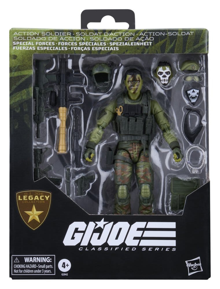 🧪 LAB | SU ORDINAZIONE G.I. Joe Classified Series Legacy Collection Action Figure Action Soldier - Special Forces 15 cm