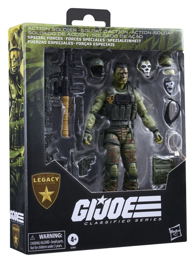 🧪 LAB | SU ORDINAZIONE G.I. Joe Classified Series Legacy Collection Action Figure Action Soldier - Special Forces 15 cm