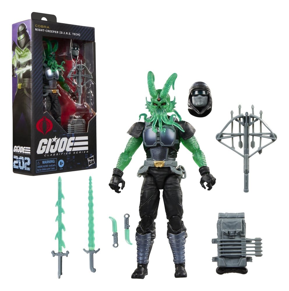 🧪 LAB | SU ORDINAZIONE G.I. Joe Classified Series Action Figure #202 Night-Creeper (D.I.R.E. Tech) 15 cm