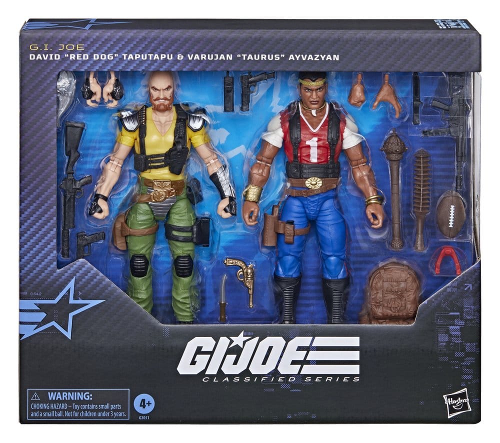 🧪 LAB | SU ORDINAZIONE G.I. Joe Classified Series Action Figure 2-Pack #193 David "Red Dog" Taputapu & Varujan "Taurus" Ayvazyan 15 cm