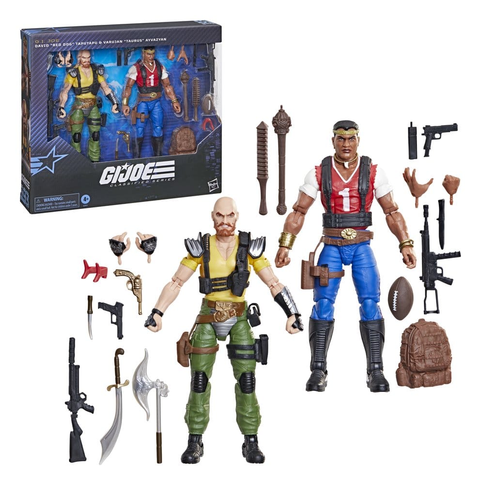 🧪 LAB | SU ORDINAZIONE G.I. Joe Classified Series Action Figure 2-Pack #193 David "Red Dog" Taputapu & Varujan "Taurus" Ayvazyan 15 cm