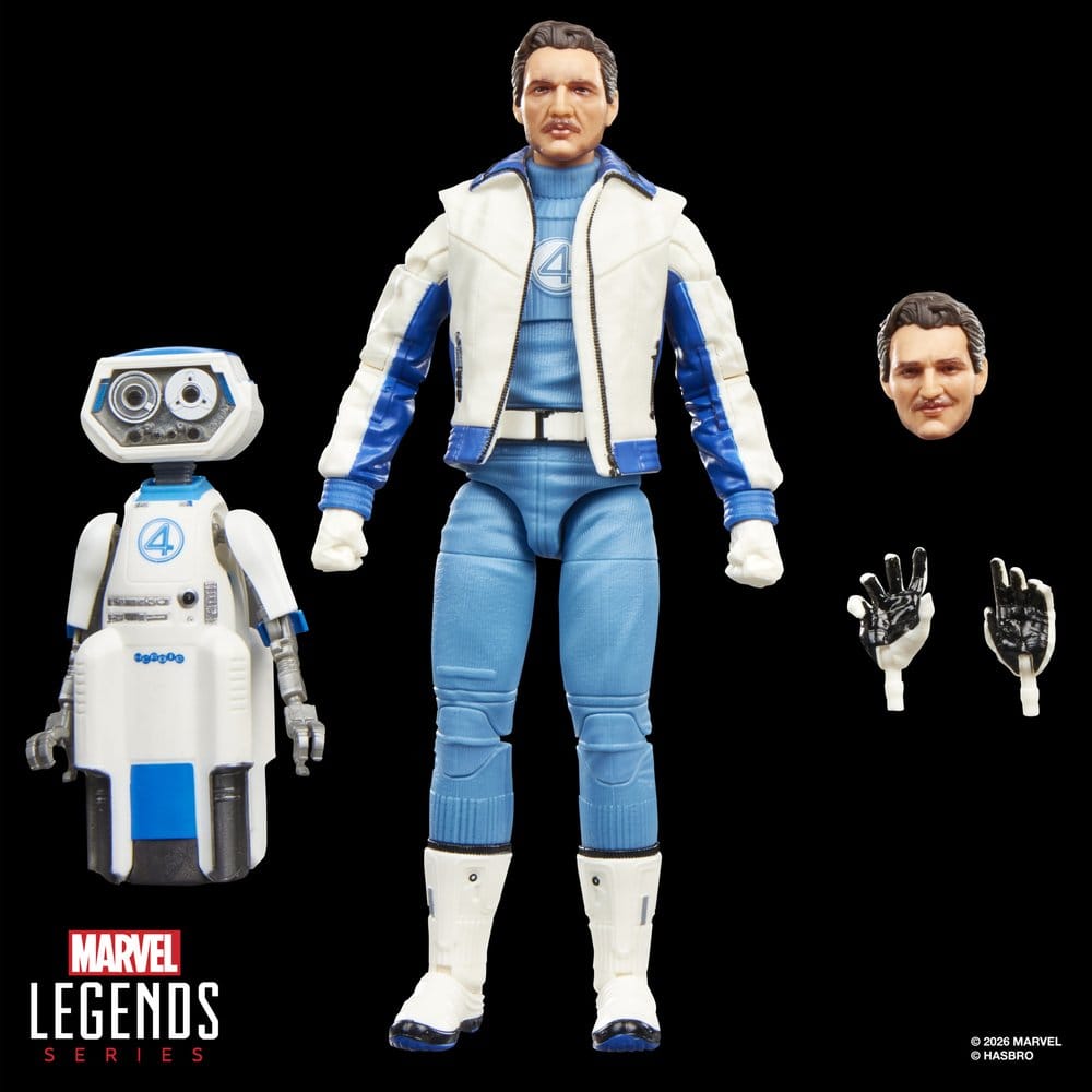 🧪 LAB | PREORDINE+ 12/2026 Avengers: Doomsday Marvel Legends Action Figure 2-Pack Mister Fantastic & Marvel's H.E.R.B.I.E. 15 cm