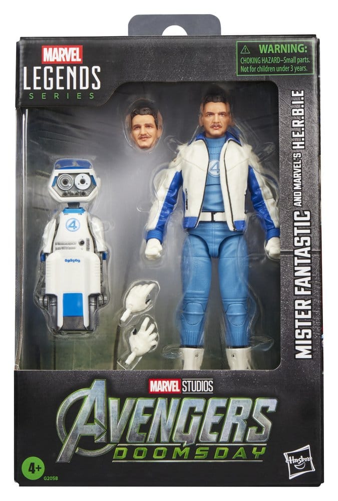 🧪 LAB | PREORDINE+ 12/2026 Avengers: Doomsday Marvel Legends Action Figure 2-Pack Mister Fantastic & Marvel's H.E.R.B.I.E. 15 cm