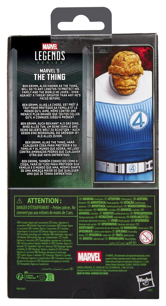 🧪 LAB | PREORDINE+ 12/2026 Avengers: Doomsday Marvel Legends Action Figure Marvel's The Thing 15 cm