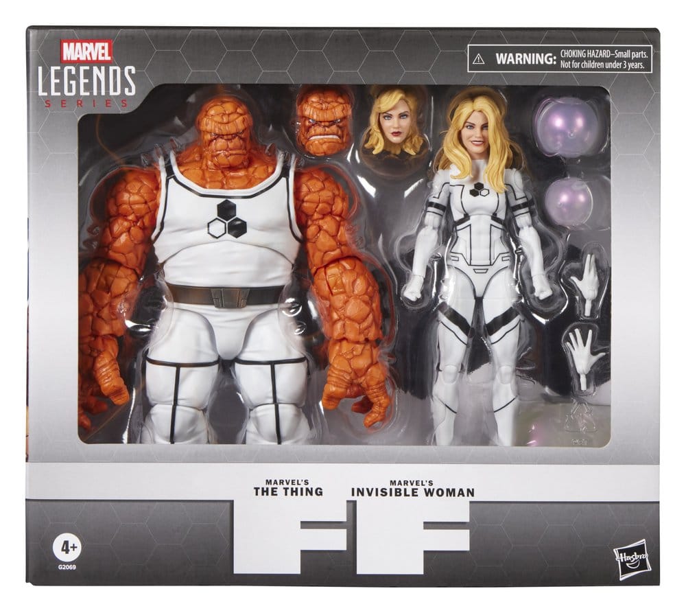🧪 LAB | SU ORDINAZIONE Future Foundation Marvel Legends Action Figure 2-Pack The Thing & Invisible Woman 15 cm