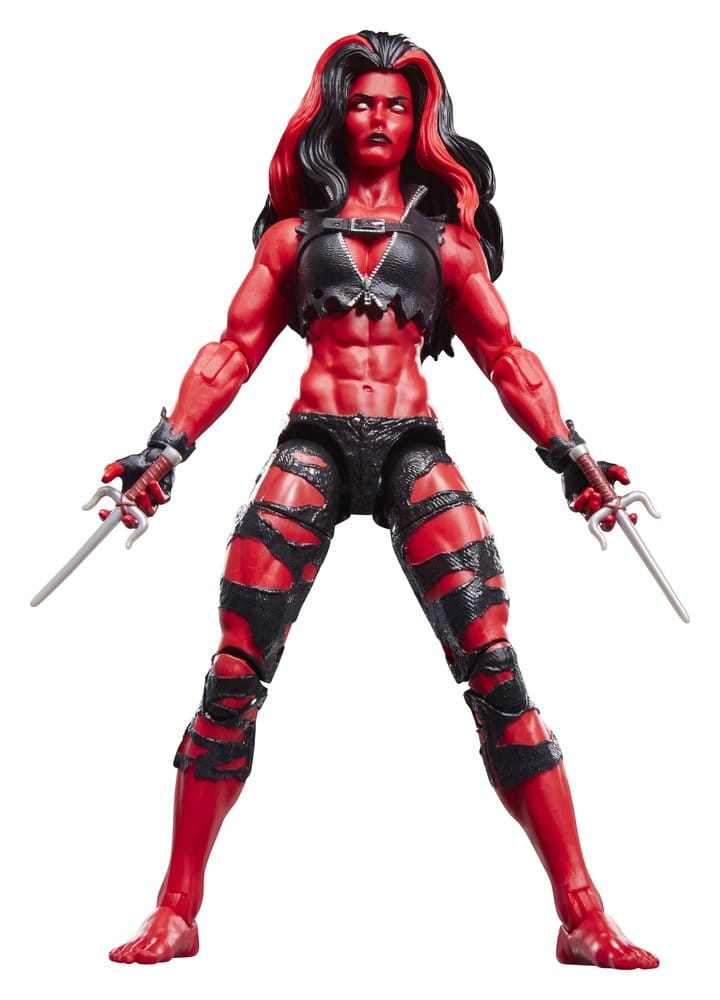 🧪 LAB | SU ORDINAZIONE Hulk Marvel Legends Action Figure Red She-Hulk 15 cm