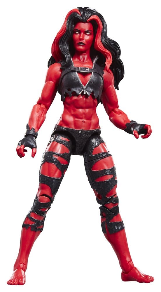 🧪 LAB | SU ORDINAZIONE Hulk Marvel Legends Action Figure Red She-Hulk 15 cm