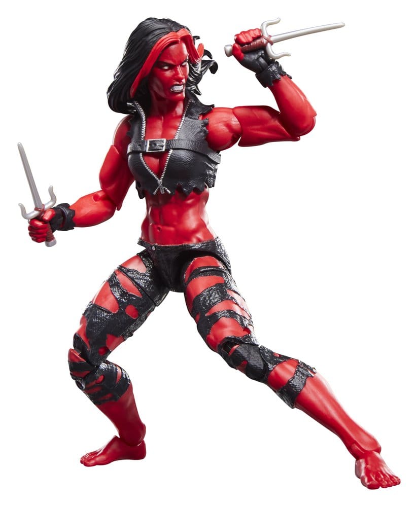 🧪 LAB | SU ORDINAZIONE Hulk Marvel Legends Action Figure Red She-Hulk 15 cm
