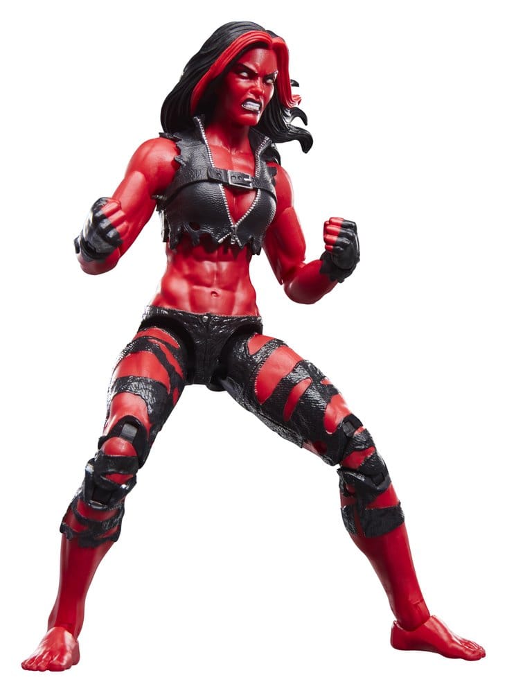 🧪 LAB | SU ORDINAZIONE Hulk Marvel Legends Action Figure Red She-Hulk 15 cm