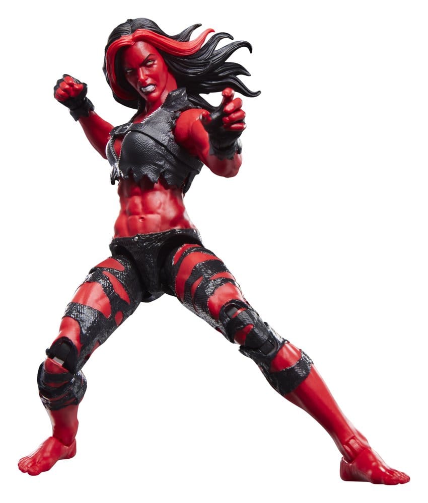🧪 LAB | SU ORDINAZIONE Hulk Marvel Legends Action Figure Red She-Hulk 15 cm