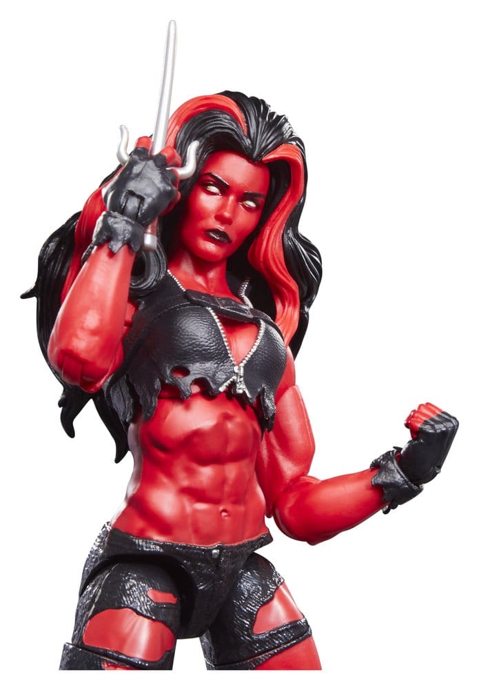 🧪 LAB | SU ORDINAZIONE Hulk Marvel Legends Action Figure Red She-Hulk 15 cm