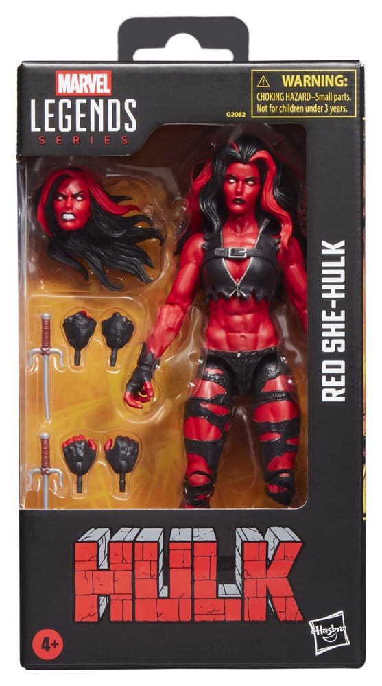 🧪 LAB | SU ORDINAZIONE Hulk Marvel Legends Action Figure Red She-Hulk 15 cm