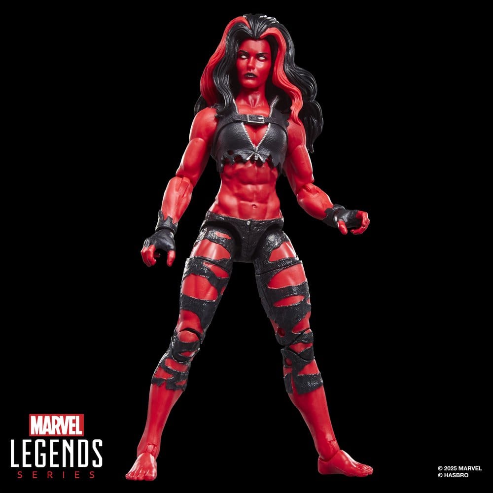 🧪 LAB | SU ORDINAZIONE Hulk Marvel Legends Action Figure Red She-Hulk 15 cm