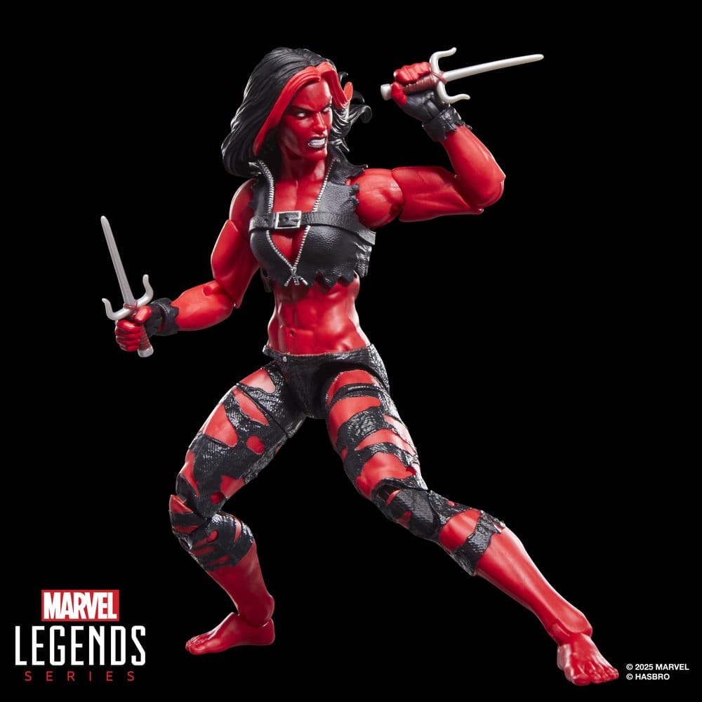 🧪 LAB | SU ORDINAZIONE Hulk Marvel Legends Action Figure Red She-Hulk 15 cm