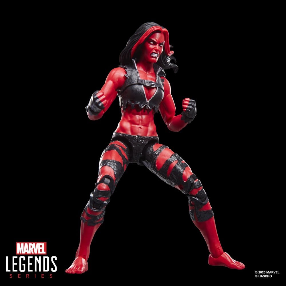 🧪 LAB | SU ORDINAZIONE Hulk Marvel Legends Action Figure Red She-Hulk 15 cm