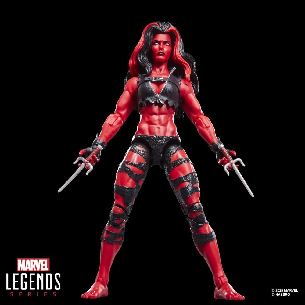🧪 LAB | SU ORDINAZIONE Hulk Marvel Legends Action Figure Red She-Hulk 15 cm