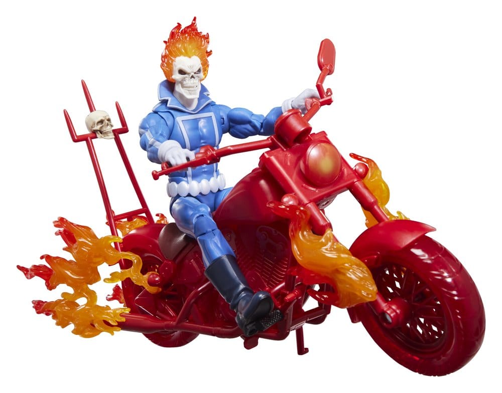 🧪 LAB | PREORDINE+ 12/2026 Ghost Rider Marvel Legends Action Figure Johnny Blaze with Motorcycle 15 cm