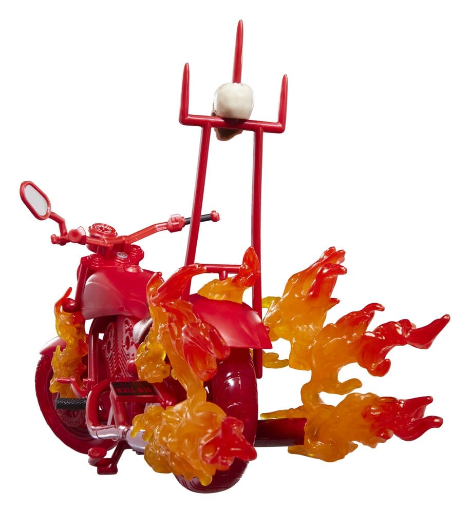 🧪 LAB | PREORDINE+ 12/2026 Ghost Rider Marvel Legends Action Figure Johnny Blaze with Motorcycle 15 cm