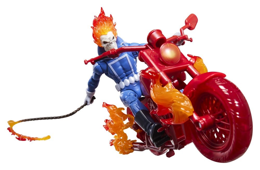 🧪 LAB | PREORDINE+ 12/2026 Ghost Rider Marvel Legends Action Figure Johnny Blaze with Motorcycle 15 cm