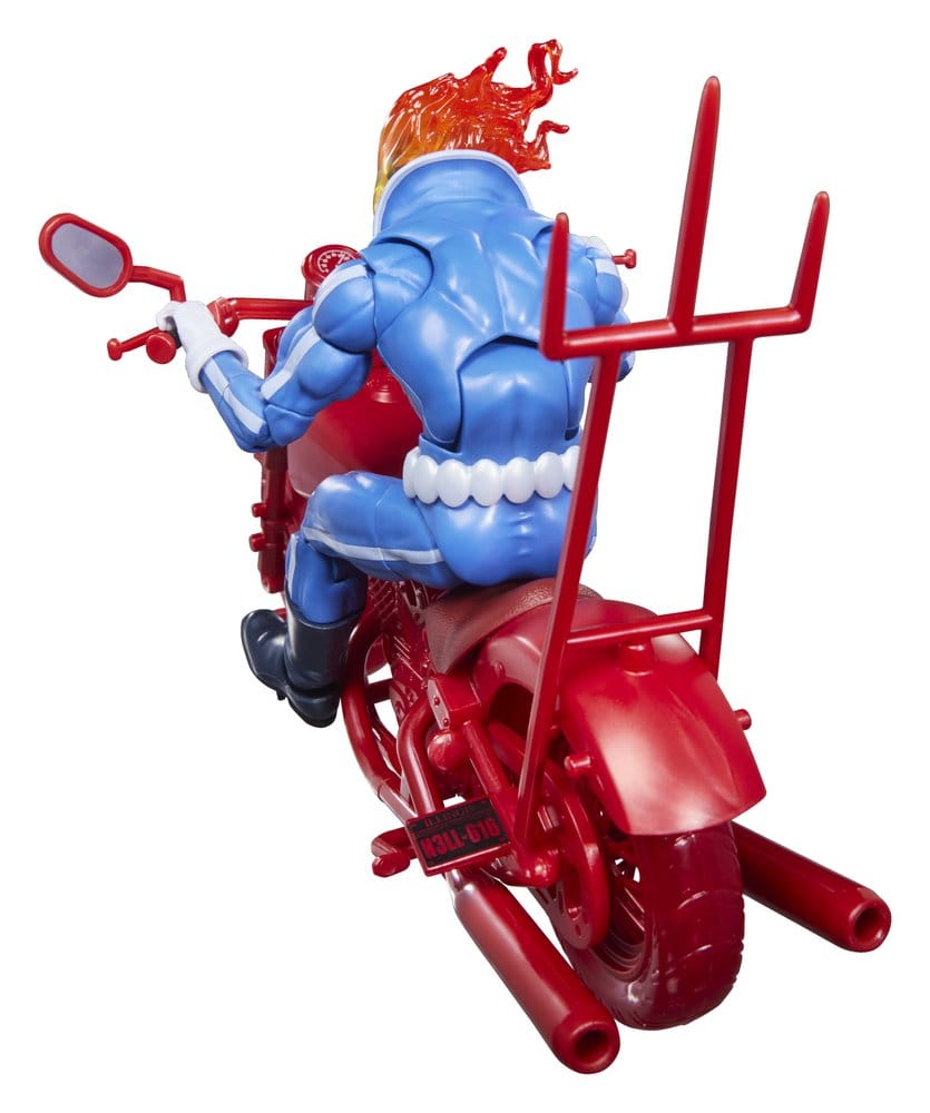 🧪 LAB | PREORDINE+ 12/2026 Ghost Rider Marvel Legends Action Figure Johnny Blaze with Motorcycle 15 cm