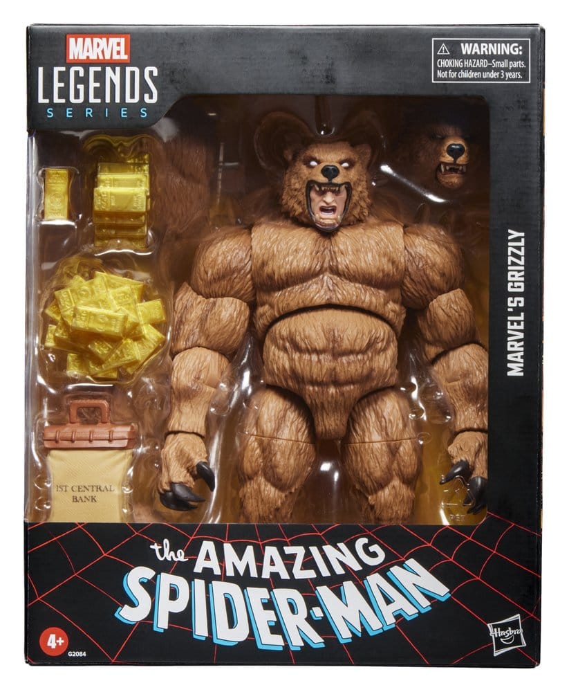 🧪 LAB | SU ORDINAZIONE The Amazing Spider-Man Marvel Legends Action Figure Marvel's Grizzly 15 cm