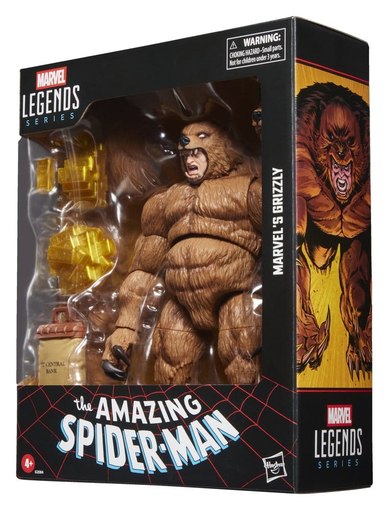 🧪 LAB | SU ORDINAZIONE The Amazing Spider-Man Marvel Legends Action Figure Marvel's Grizzly 15 cm