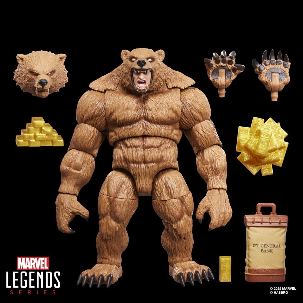 🧪 LAB | SU ORDINAZIONE The Amazing Spider-Man Marvel Legends Action Figure Marvel's Grizzly 15 cm