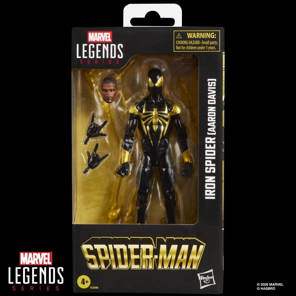 🧪 LAB | SU ORDINAZIONE Spider-Man Marvel Legends Action Figure Iron Spider (Aaron Davis) 15 cm