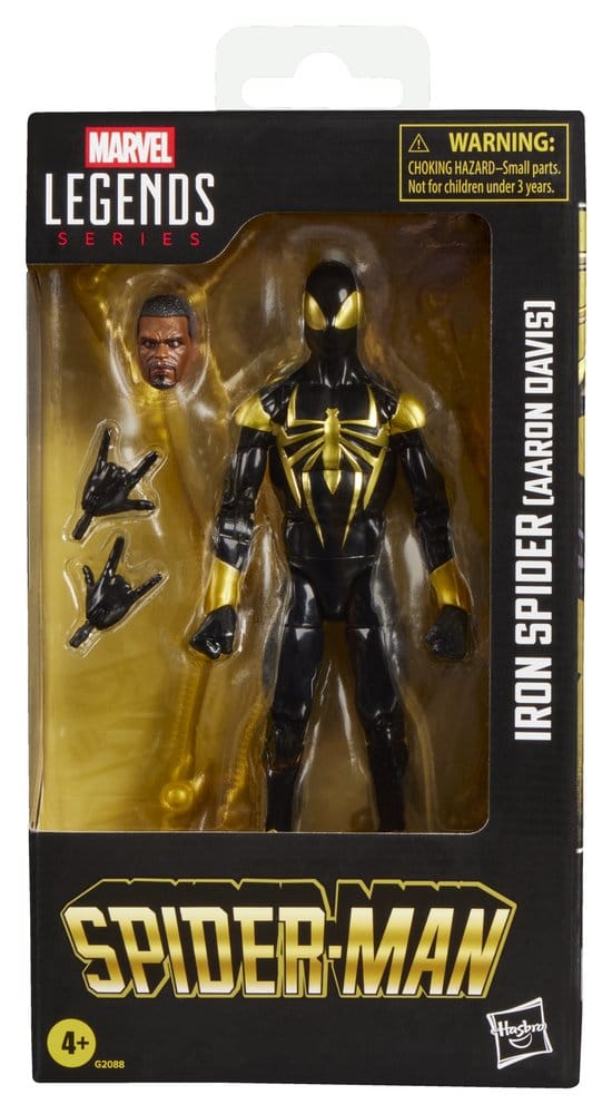 🧪 LAB | SU ORDINAZIONE Spider-Man Marvel Legends Action Figure Iron Spider (Aaron Davis) 15 cm