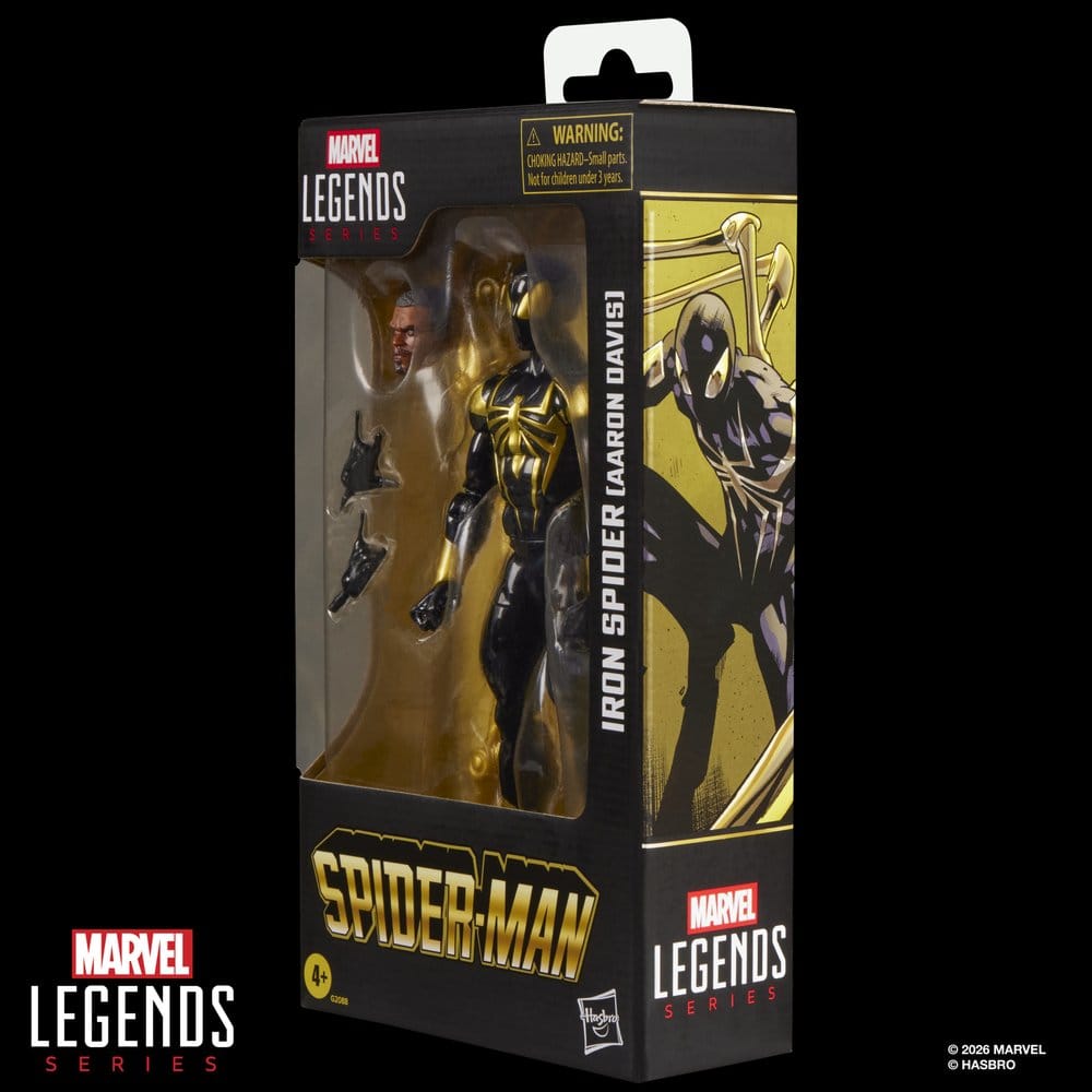 🧪 LAB | SU ORDINAZIONE Spider-Man Marvel Legends Action Figure Iron Spider (Aaron Davis) 15 cm