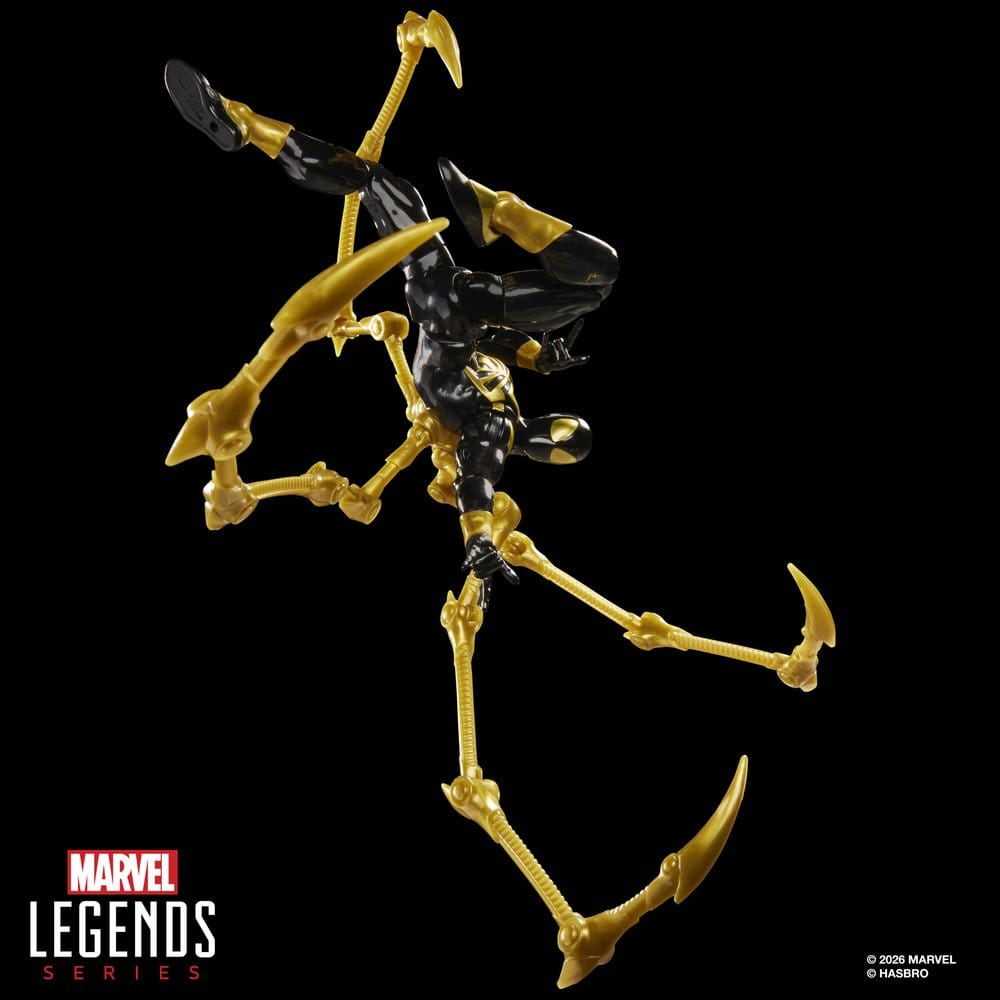 🧪 LAB | SU ORDINAZIONE Spider-Man Marvel Legends Action Figure Iron Spider (Aaron Davis) 15 cm