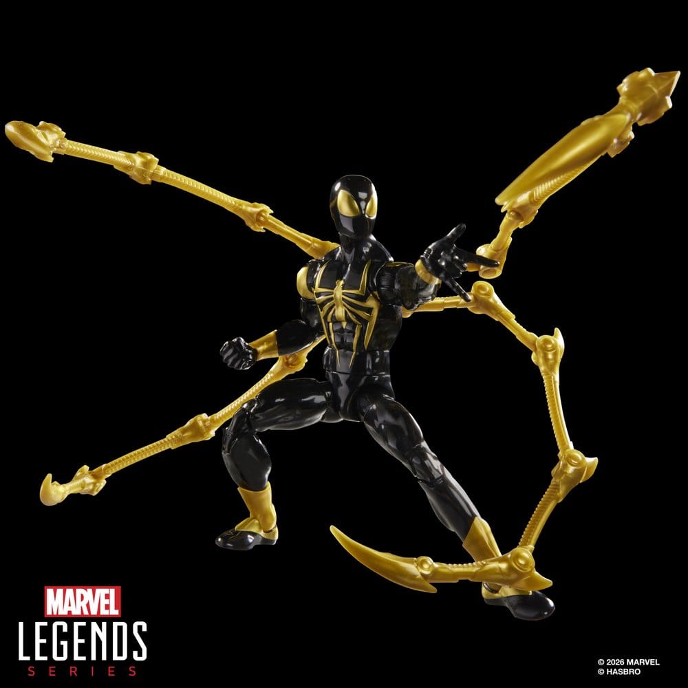 🧪 LAB | SU ORDINAZIONE Spider-Man Marvel Legends Action Figure Iron Spider (Aaron Davis) 15 cm