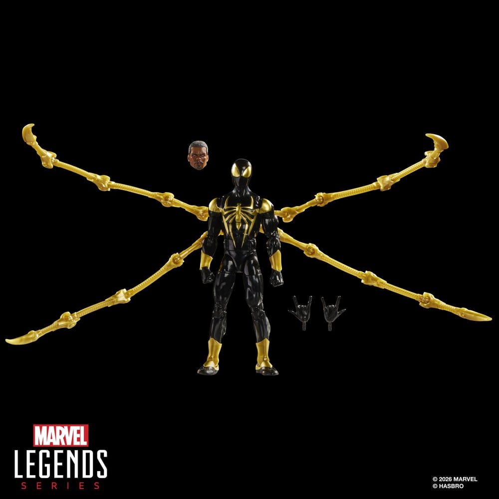 🧪 LAB | SU ORDINAZIONE Spider-Man Marvel Legends Action Figure Iron Spider (Aaron Davis) 15 cm
