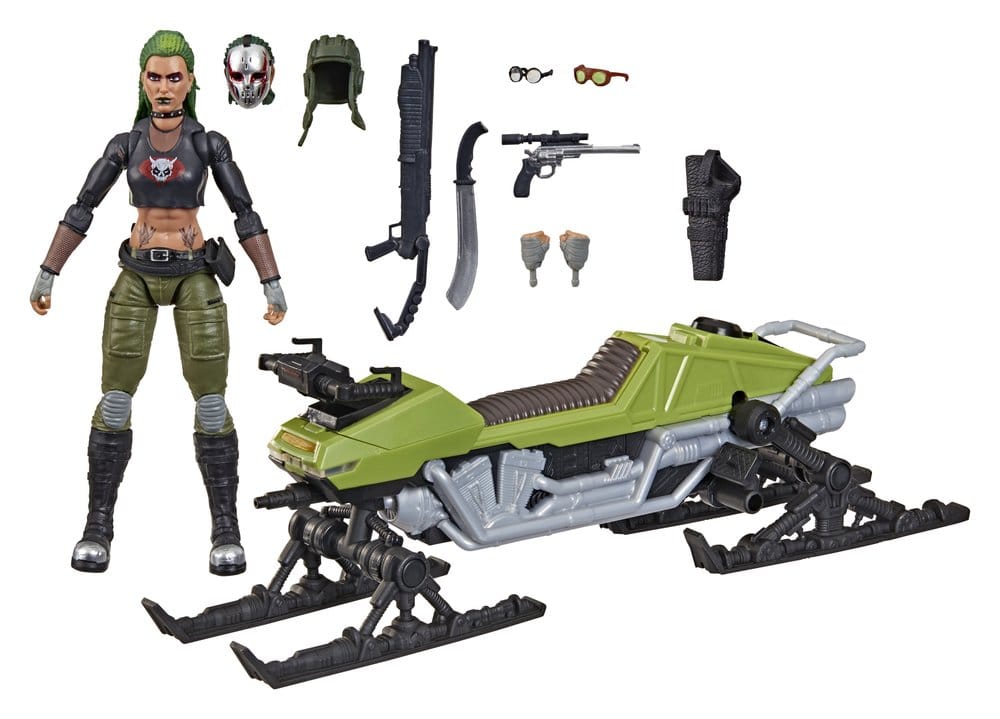 🧪 LAB | SU ORDINAZIONE G.I. Joe Classified Series Action Figure and Vehicle Set #194 Zanya and Dreadnok Chameleon (Swamp Skier) 15 cm