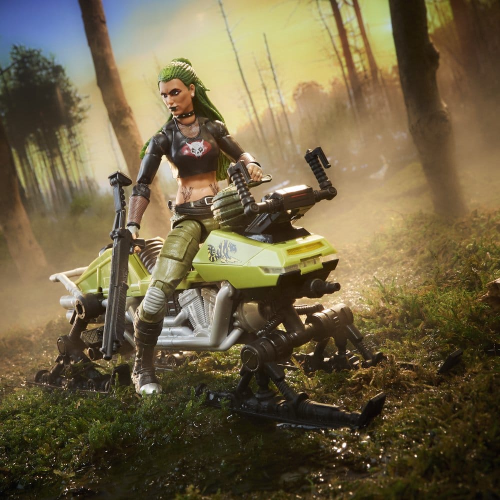 🧪 LAB | SU ORDINAZIONE G.I. Joe Classified Series Action Figure and Vehicle Set #194 Zanya and Dreadnok Chameleon (Swamp Skier) 15 cm