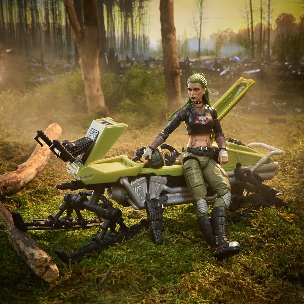 🧪 LAB | SU ORDINAZIONE G.I. Joe Classified Series Action Figure and Vehicle Set #194 Zanya and Dreadnok Chameleon (Swamp Skier) 15 cm