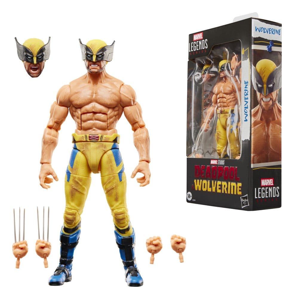 🧪 LAB | SU ORDINAZIONE Deadpool & Wolverine Marvel Legends Action Figure Wolverine 15 cm