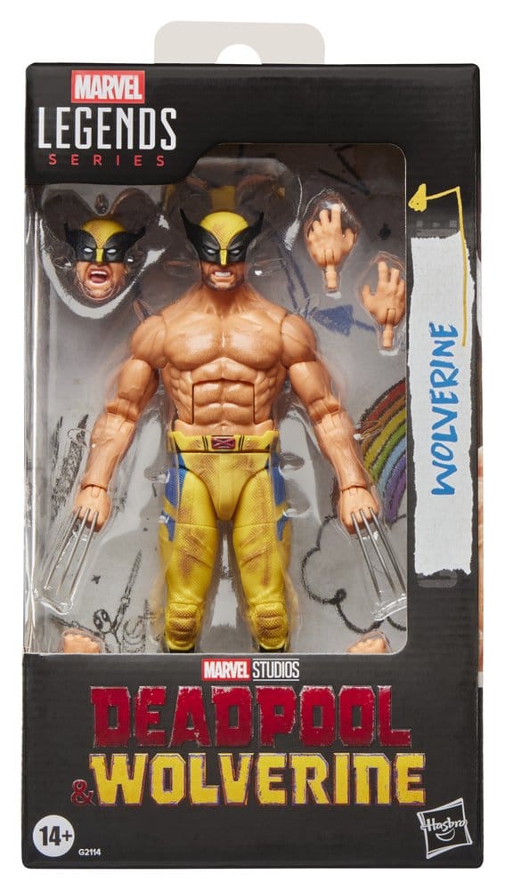 🧪 LAB | SU ORDINAZIONE Deadpool & Wolverine Marvel Legends Action Figure Wolverine 15 cm