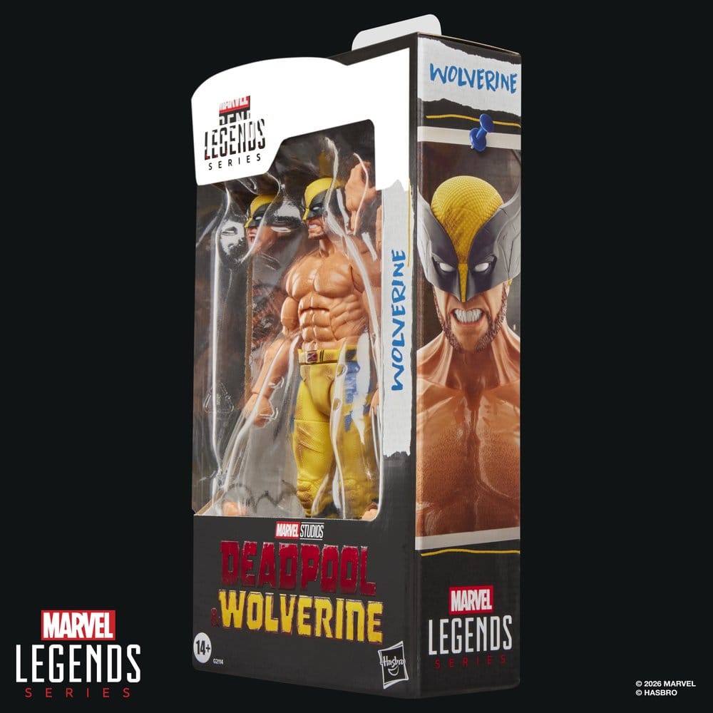 🧪 LAB | SU ORDINAZIONE Deadpool & Wolverine Marvel Legends Action Figure Wolverine 15 cm