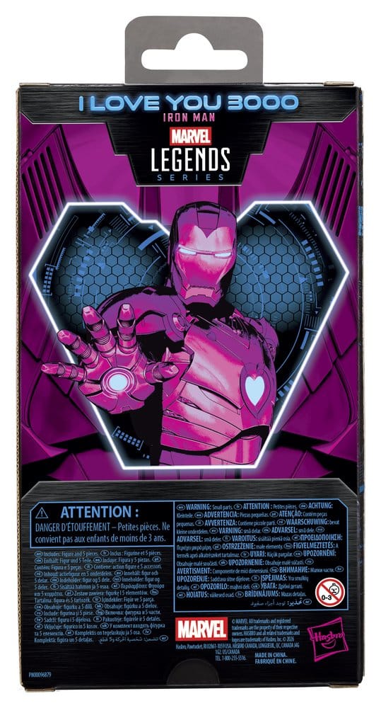 🧪 LAB | SU ORDINAZIONE Marvel Legends Action Figure I Love You 3000 Iron Man 15 cm