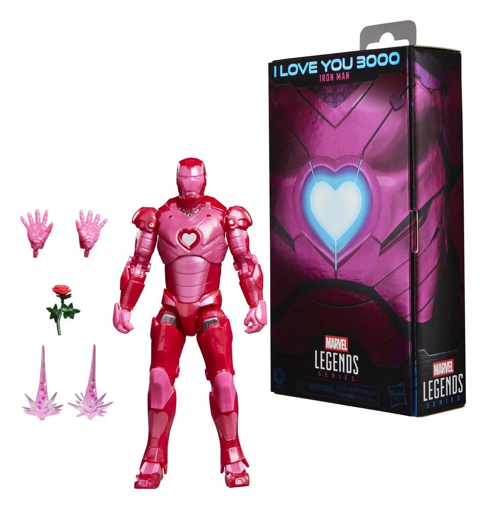 🧪 LAB | SU ORDINAZIONE Marvel Legends Action Figure I Love You 3000 Iron Man 15 cm
