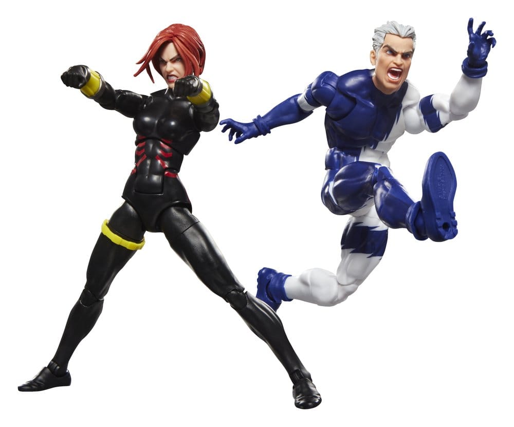 🧪 LAB | SU ORDINAZIONE Avengers Marvel Legends Action Figure 2-Pack Black Widow & Quicksilver 15 cm