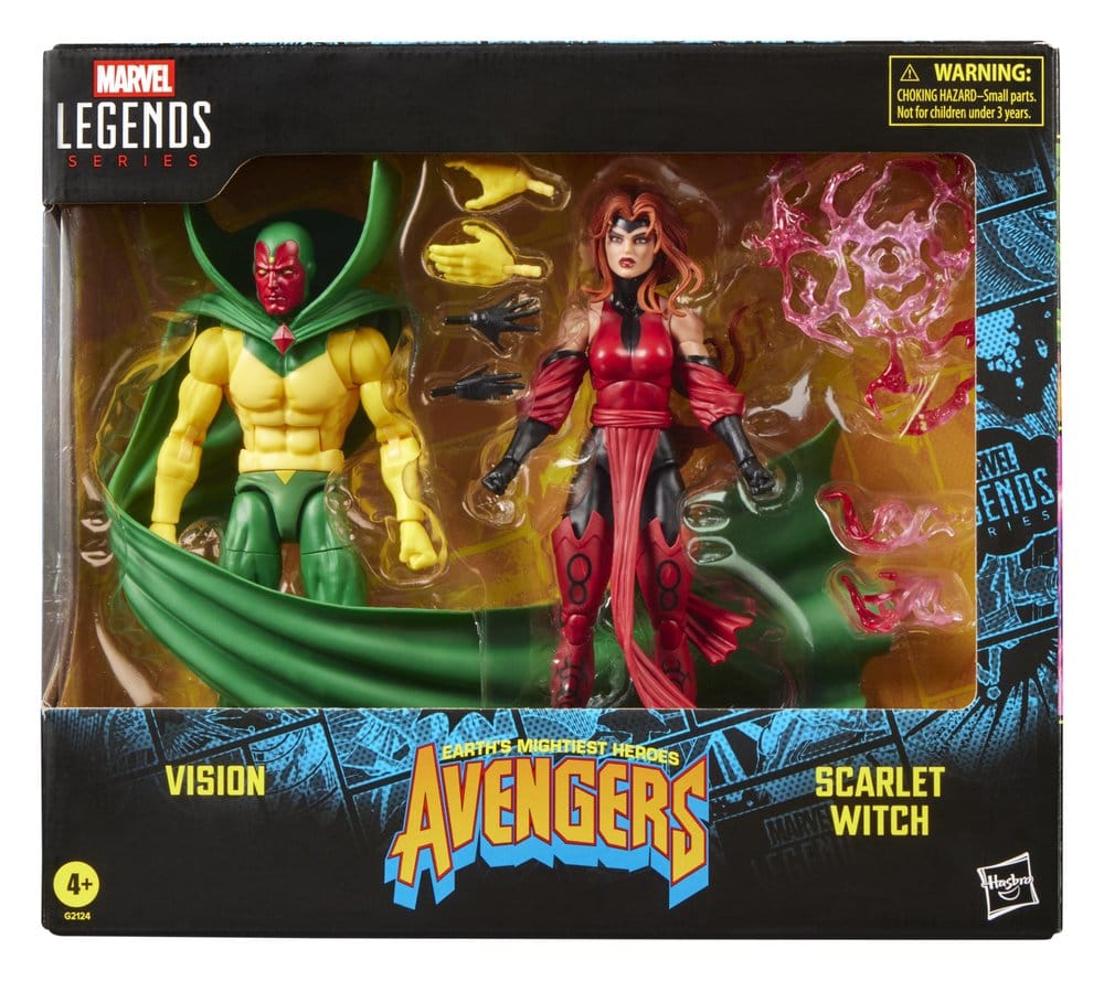 🧪 LAB | SU ORDINAZIONE Avengers Marvel Legends Action Figure 2-Pack Vision & Scarlet Witch 15 cm