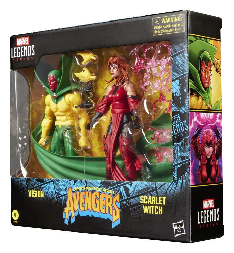 🧪 LAB | SU ORDINAZIONE Avengers Marvel Legends Action Figure 2-Pack Vision & Scarlet Witch 15 cm