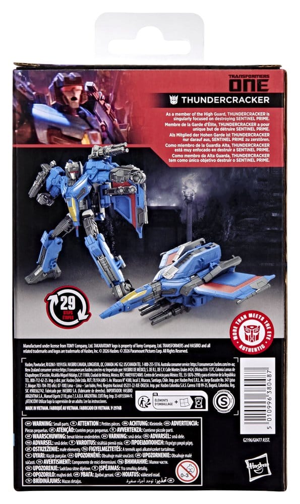 🧪 LAB | SU ORDINAZIONE Transformers One Studio Series Deluxe Class Action Figure Thundercracker 13 cm