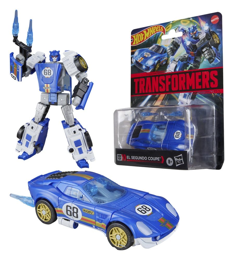 🧪 LAB | SU ORDINAZIONE Transformers x Hot Wheels Collaborative Deluxe Class Action Figure El Segundo Coupe 13 cm