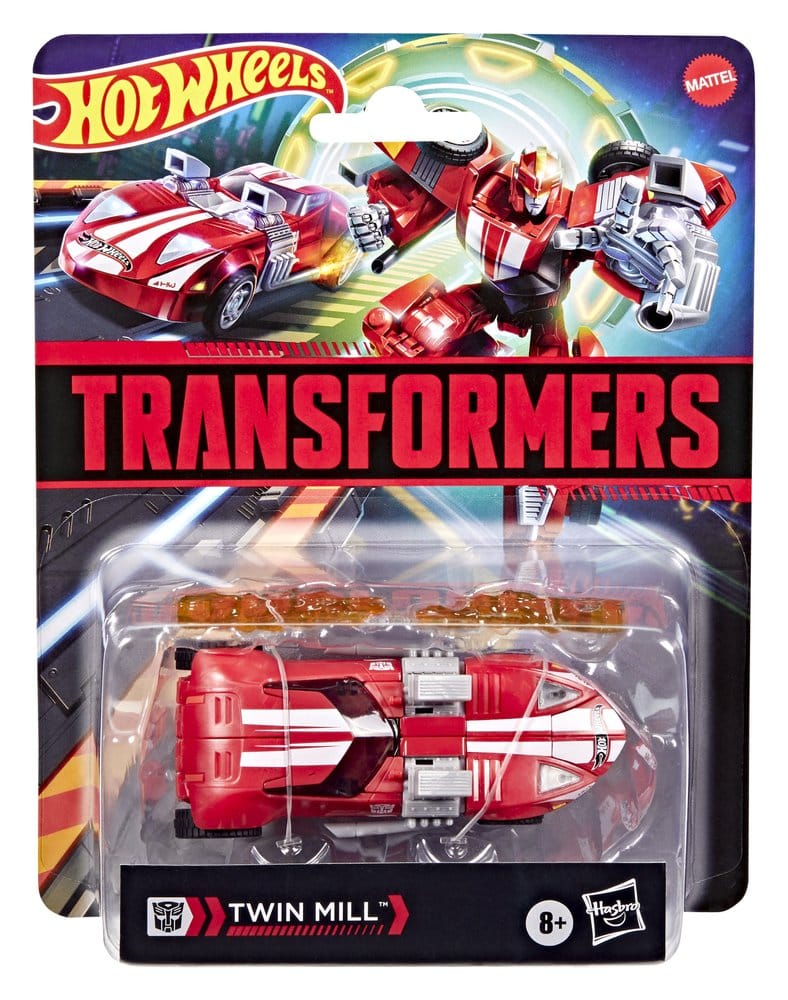 🧪 LAB | SU ORDINAZIONE Transformers Collaborative Hot Wheels x Transformers Deluxe Class Action Figure Twin Mill 13 cm