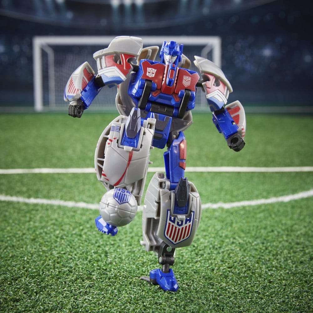 🧪 LAB | SU ORDINAZIONE Transformers x US Soccer Federation Action Figure Breakaway 14 cm