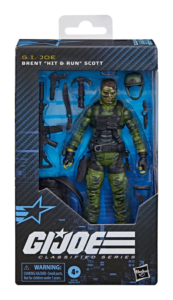 🧪 LAB | SU ORDINAZIONE G.I. Joe Classified Series Action Figure Brent "Hit & Run" Scott 15 cm