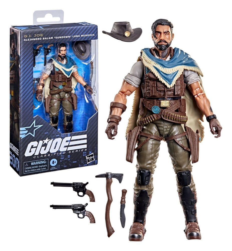 🧪 LAB | SU ORDINAZIONE G.I. Joe Classified Series Action Figure #200 Alejandro Balam "Sundown" Luna Mendoza 15 cm